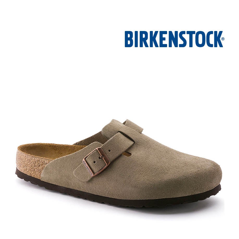 Boston Soft Footbed - Suede Leather : Taupe | Boston Shoes Boston Soft Footbed - Suede Leather : Taupe | Boston Shoes